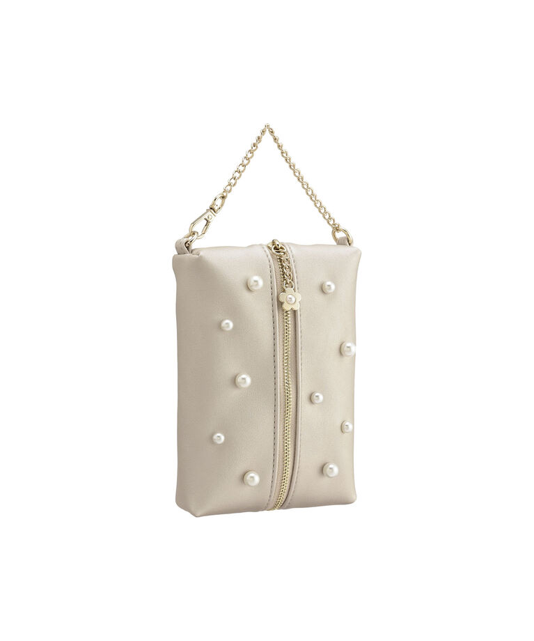 MARY QUANT「スムースセットパール センターパートケース」|ポーチ|