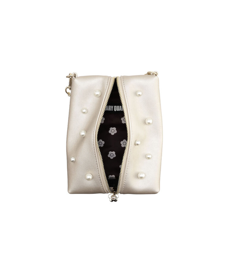 MARY QUANT「スムースセットパール センターパートケース」|ポーチ|