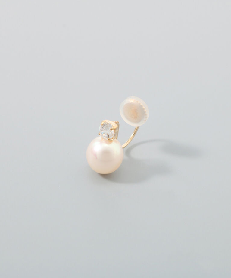 Phoebe「【K10】ジュエルパールイヤリング」|イヤリング|