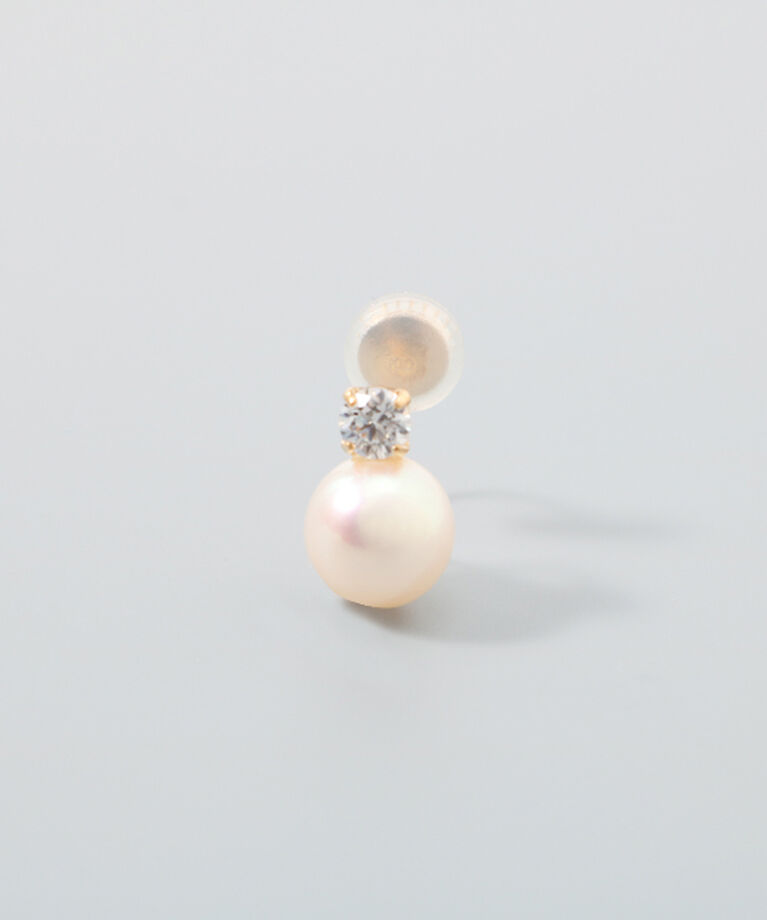 Phoebe「【K10】ジュエルパールイヤリング」|イヤリング|