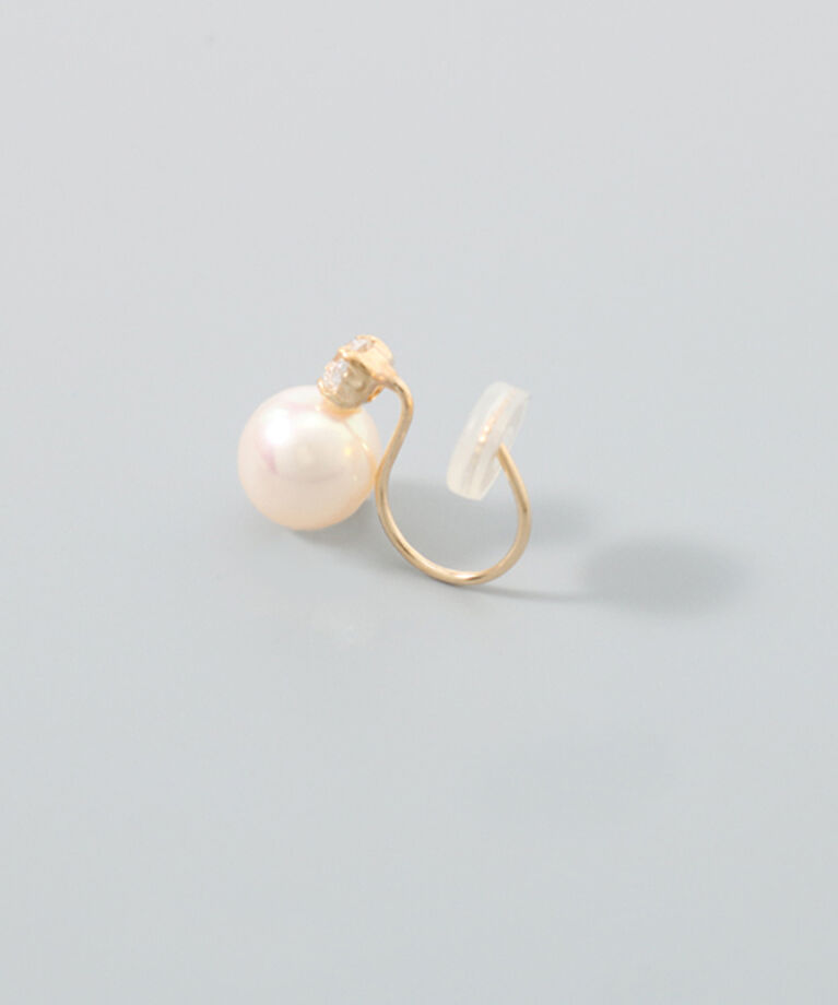 Phoebe「【K10】ジュエルパールイヤリング」|イヤリング|