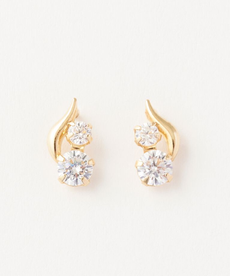 Phoebe「【K10】リーフィービジューピアス／BOXつき」|ピアス|