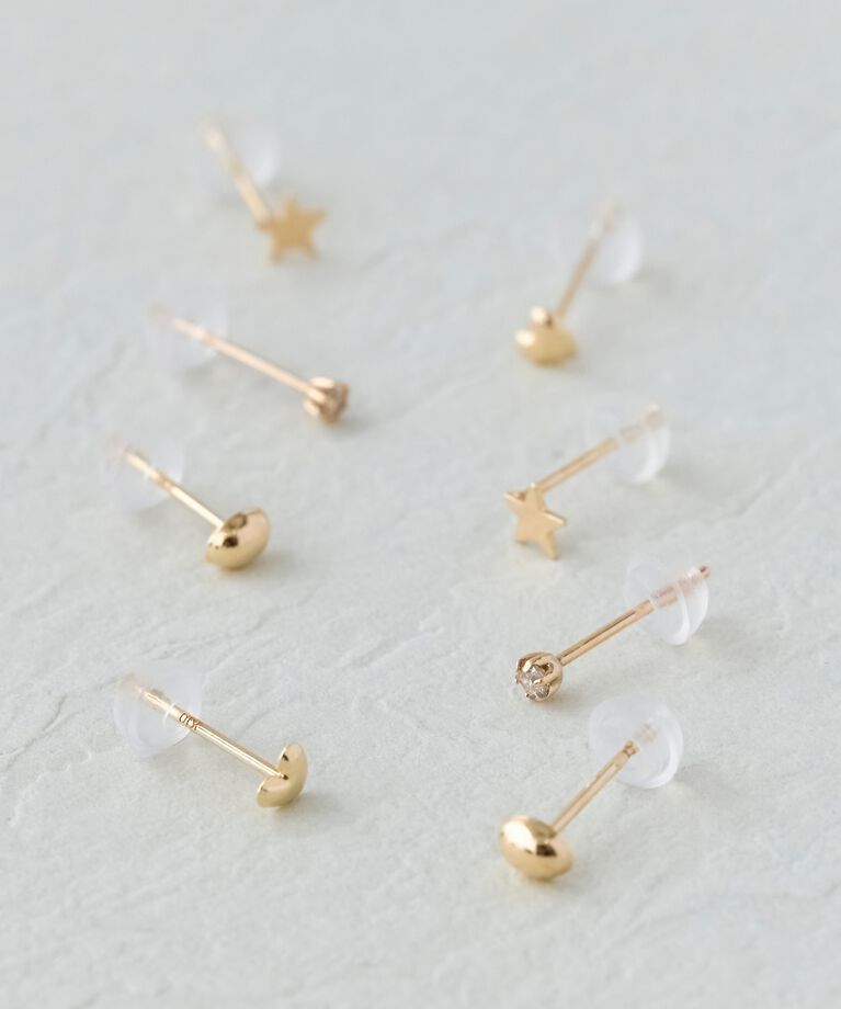 Phoebe「【K10】プチハートピアス／限定BOX＆ショッパーつき」|ピアス|