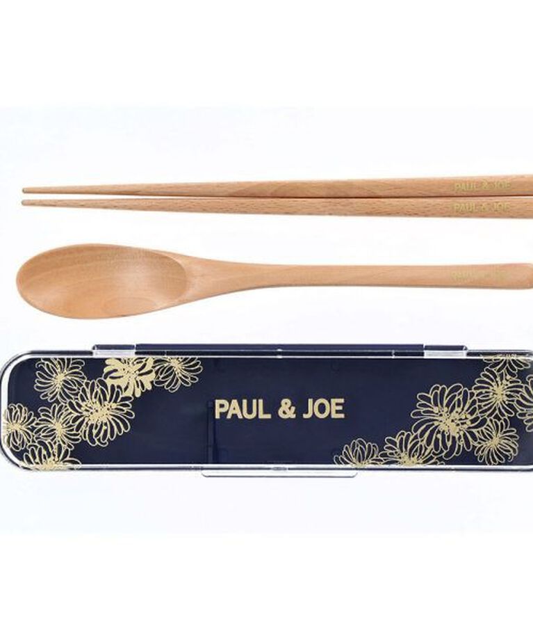 PAUL&JOE「箸・スプーン箱セット／ポール＆ジョー・ブレイクタイム」|食器・キッチングッズ|ネイビー