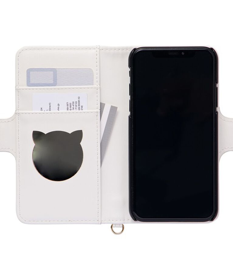 PAUL&JOE「ｉＰｈｏｎｅ　ＳＥ用手帳型ケースＮ・ポール＆ジョー／デジタルアクセサリー」|モバイルケース|