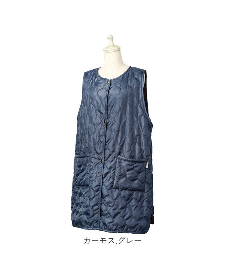 BACKYARD FAMILY「REP レップ エプロン キルト 通販 キルトエプロン 前掛 前掛け ボア ゆったり ポケット」|その他|