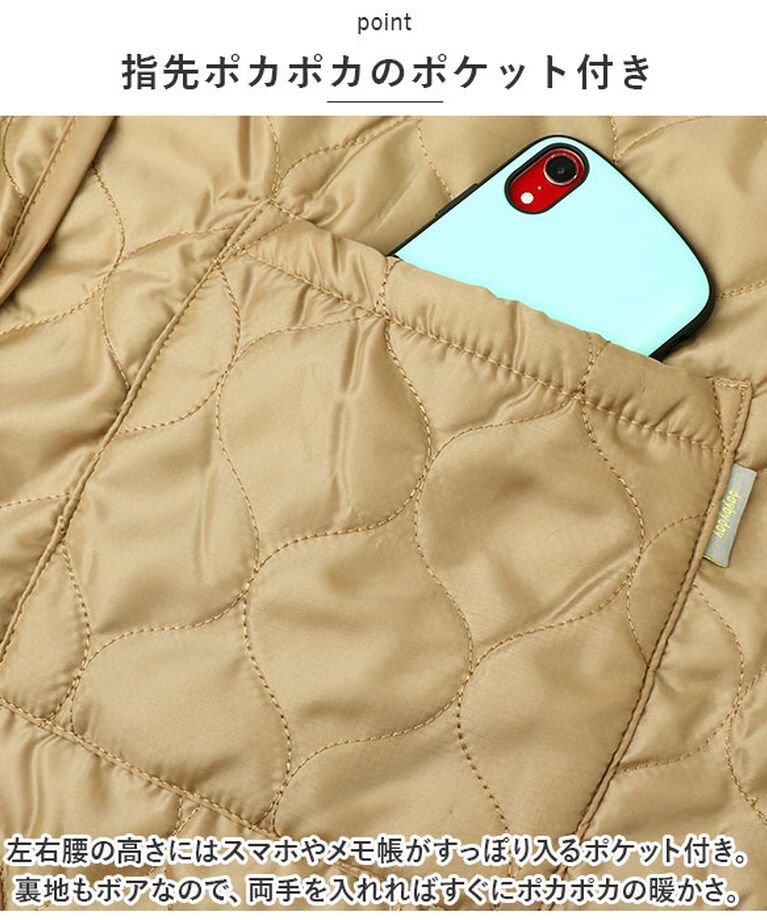 BACKYARD FAMILY「REP レップ エプロン キルト 通販 キルトエプロン 前掛 前掛け ボア ゆったり ポケット」|その他|