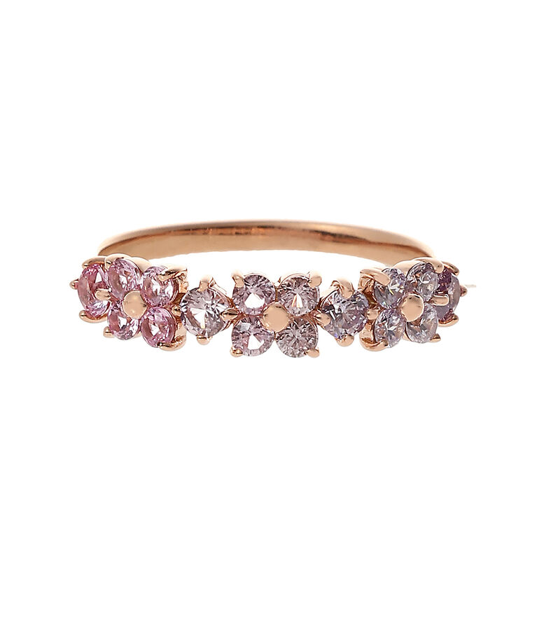 Samantha Tiara「フラワーモチーフバンド　リング」|リング|SILVER PGﾒｯｷ