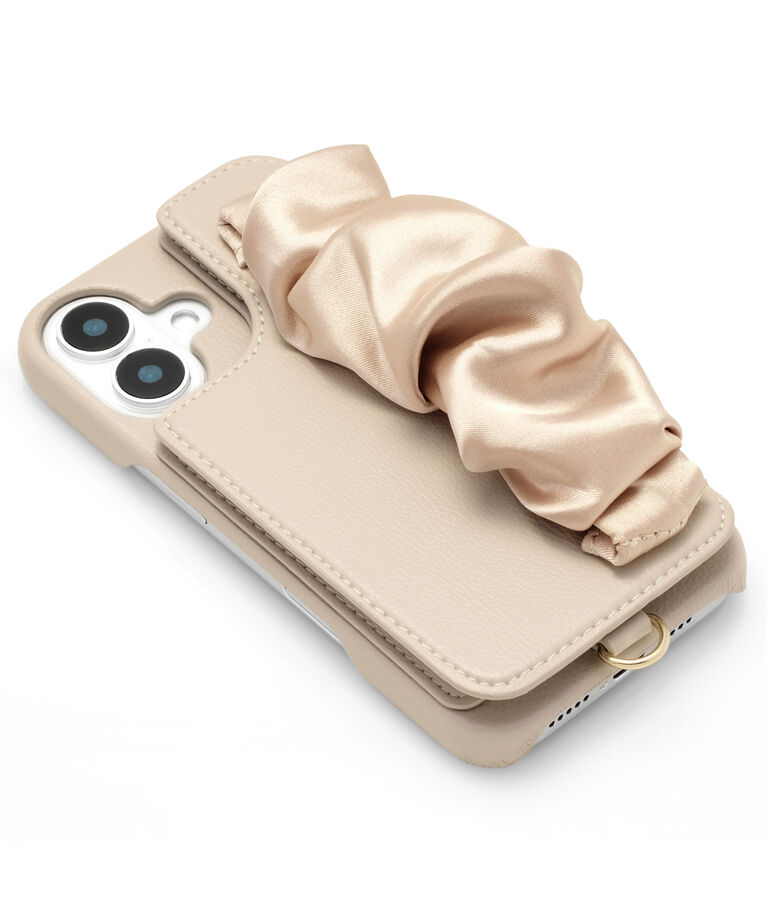 UNiCASE「Classy Scrunchie Case iPhoneケース スマホケース カード収納 ミラー iPhone16シリーズ/15Pro/15/14/13」|モバイルケース|