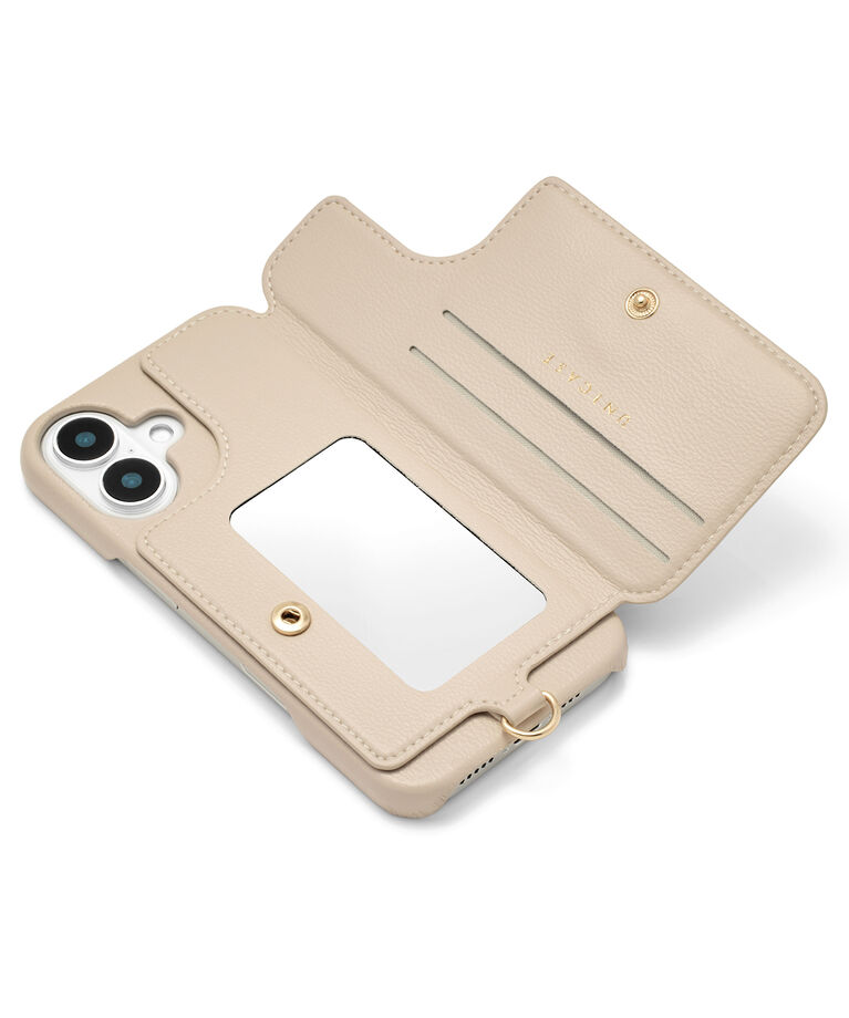 UNiCASE「Classy Scrunchie Case iPhoneケース スマホケース カード収納 ミラー iPhone16シリーズ/15Pro/15/14/13」|モバイルケース|