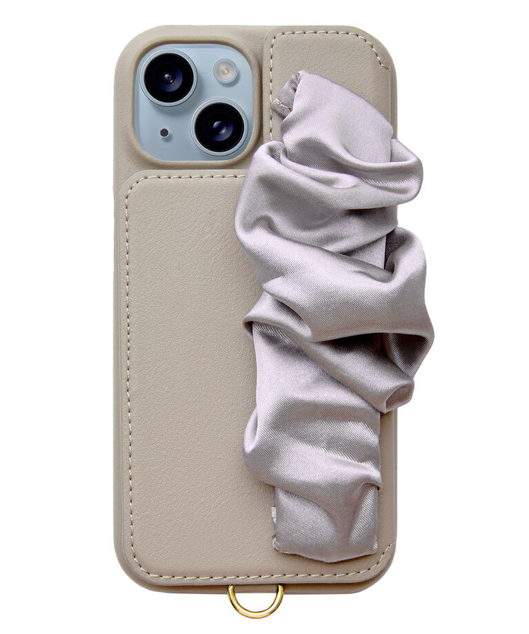 UNiCASE「Classy Scrunchie Case iPhoneケース スマホケース カード収納 ミラー iPhone16シリーズ/15Pro/15/14/13」|モバイルケース|