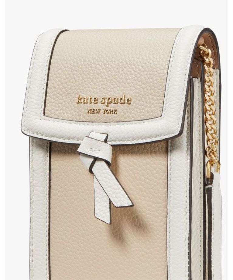 kate spade new york「ノット カラーブロック ノースサウス フォン クロスボディ」|モバイルケース|