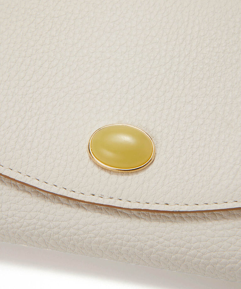 TOPKAPI 「【TOPKAPI】 gemdrops ジェムドロップ ミニエンボスレザー 天然石 二つ折り 財布 」|財布|