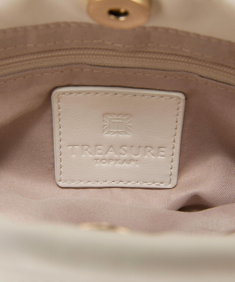 TOPKAPI TREASURE「【TREASURE TOPKAPI】スムース レザー チェーン付き スワローマチ ミニ ショルダー バッグ」|ショルダー・メッセンジャー|