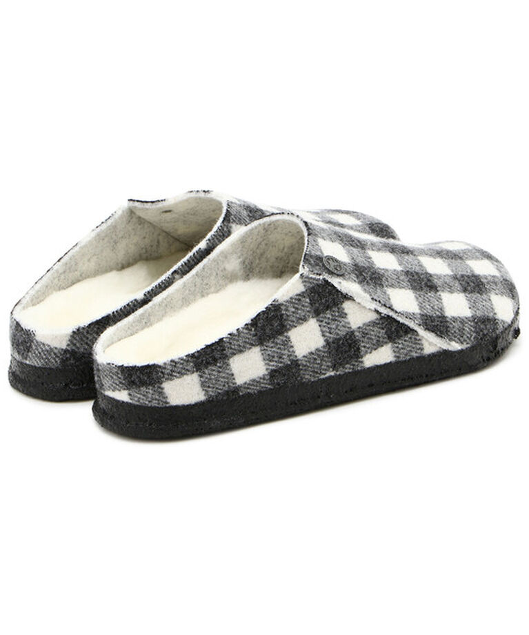 BIRKENSTOCK「【ビルケンシュトック】ツェルマット シアリング/プレイドホワイト フェルト/ルームシューズ メンズ」|サンダル|