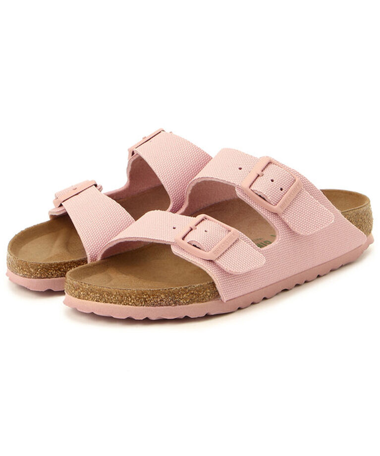 BIRKENSTOCK「【ビルケンシュトック】アリゾナ/ソフトピンク ビルコフロー ヴィーガン/サンダル レディース」|サンダル|ピンク