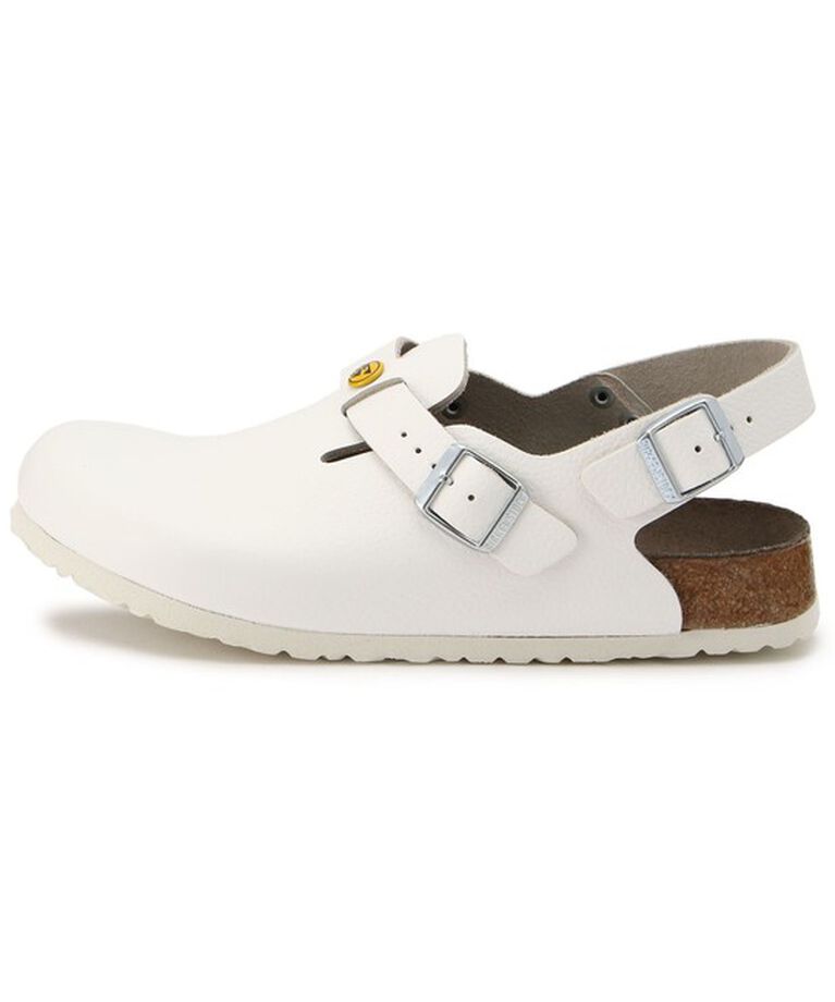 BIRKENSTOCK「【ビルケンシュトック】トキオ ESD/ホワイト ナチュラルレザー/クロッグ メンズ」|サンダル|