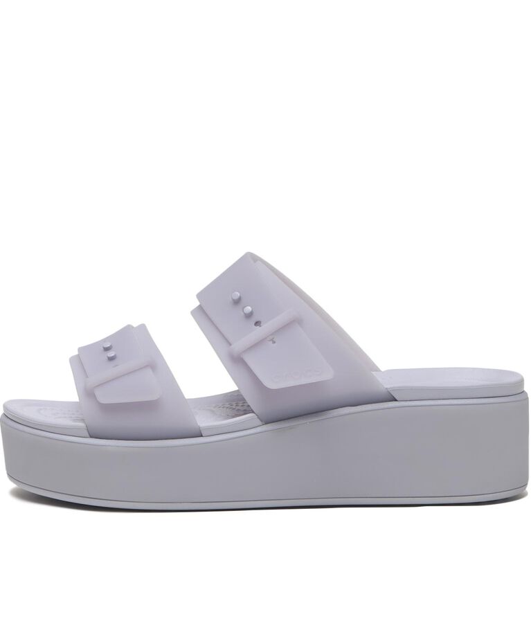 crocs「【crocs】BROOKLYN BUCKLE FROSTED W」|サンダル|パープル