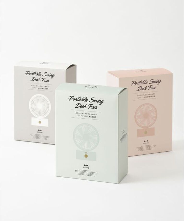 BRUNO「ポータブルスイングデスクファン」|電化製品|