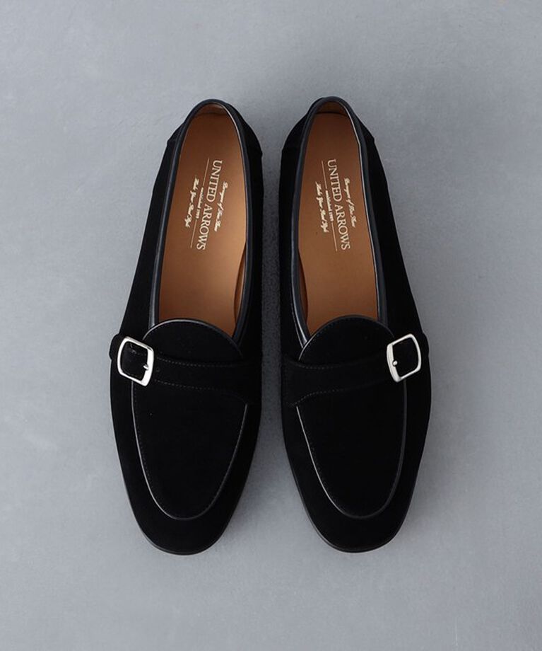 UNITED ARROWS「スエード シングル モンクストラップ スリッポン」|その他|