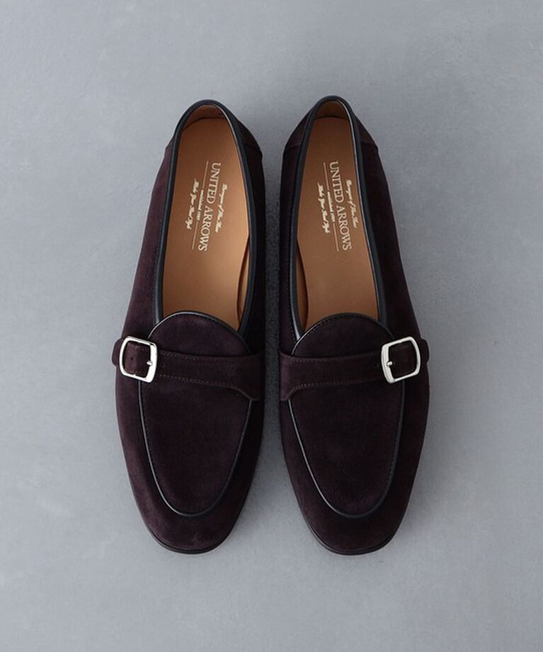 UNITED ARROWS「スエード シングル モンクストラップ スリッポン」|その他|