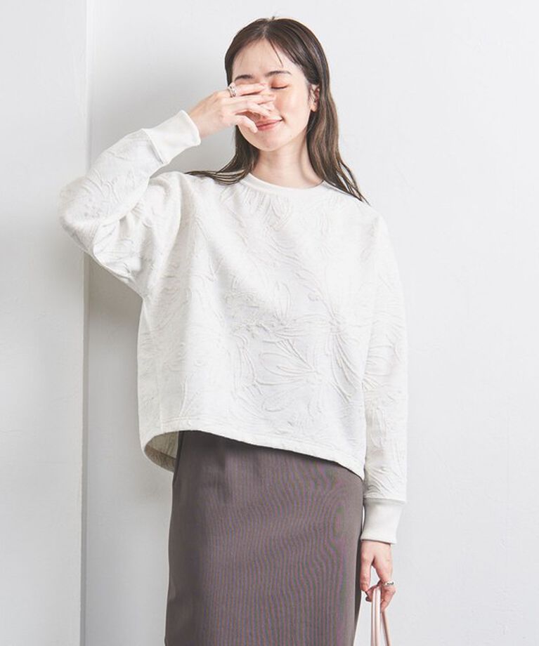 UNITED ARROWS「BOTANY ジャガード スウェット プルオーバー」|スウェット・ジャージ|
