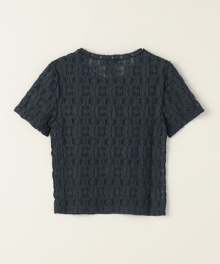 ASTRAET「＜ASTRAET＞ レース クルーネックTシャツ」|Tシャツ・カットソー|