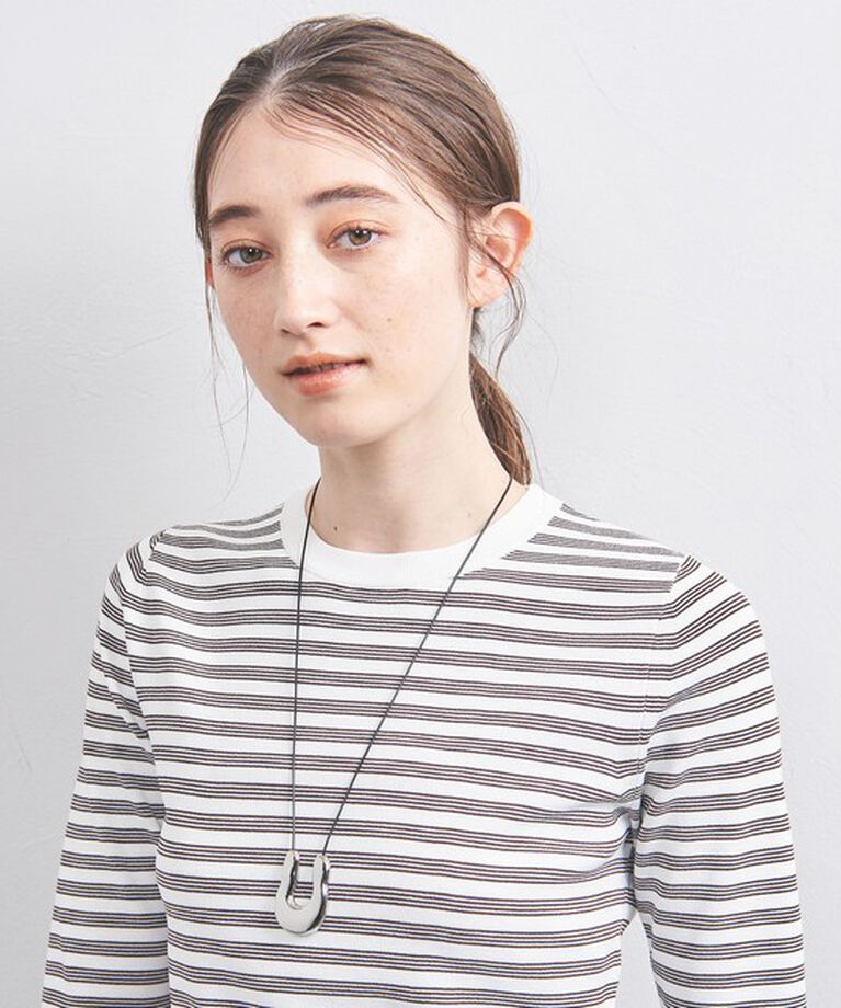 UNITED ARROWS「オーガニック Uシェイプ コードネックレス」|ネックレス|
