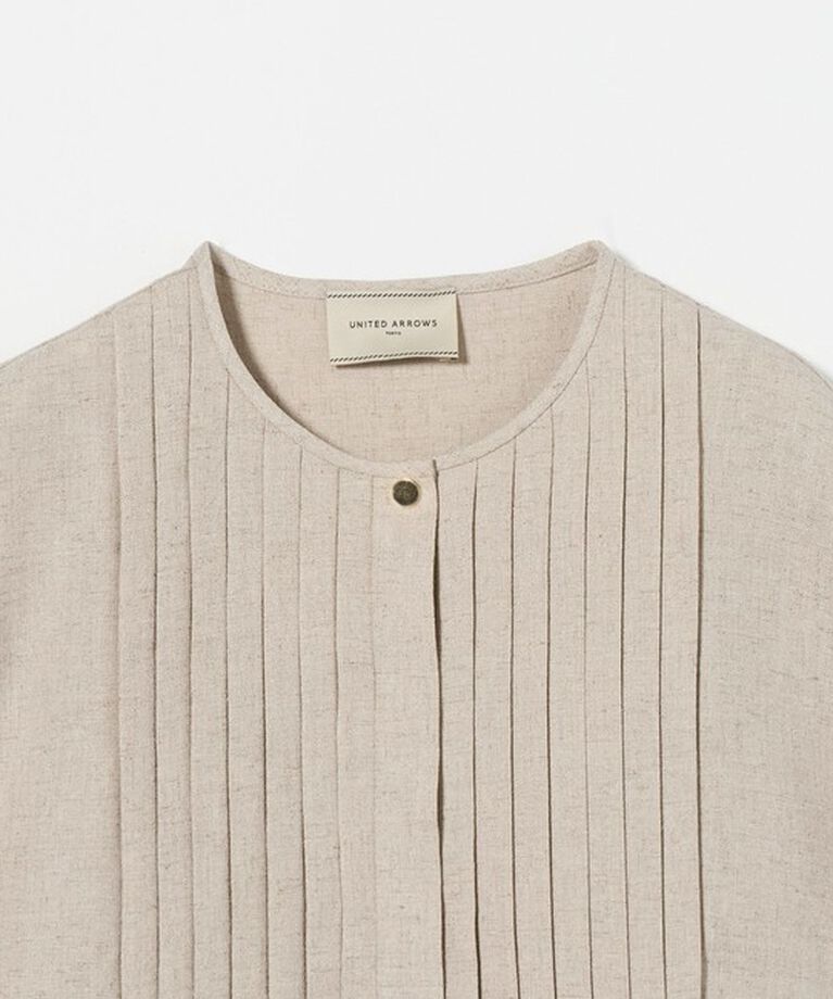 UNITED ARROWS「Spiree IAS タック ショートスリーブ ブラウス」|シャツ・ブラウス|