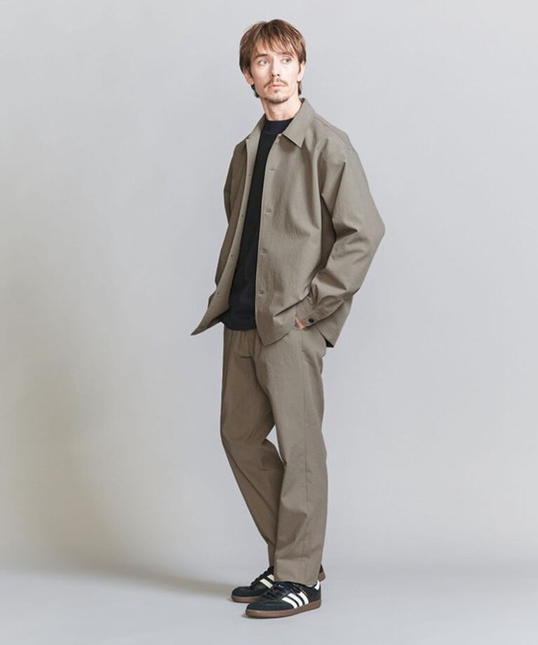 BEAUTY&YOUTH UNITED ARROWS「KOMATSU PACK 1P イージー テーパード パンツ -セットアップ対応 撥水機能-」|チノ|