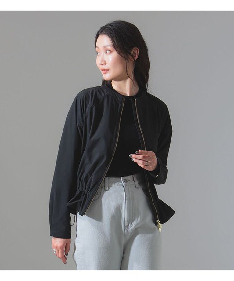 Demi-Luxe BEAMS 「WOOLRICH / CITY BOMBER ブルゾン」|ブルゾン・スタジャン|BLACK