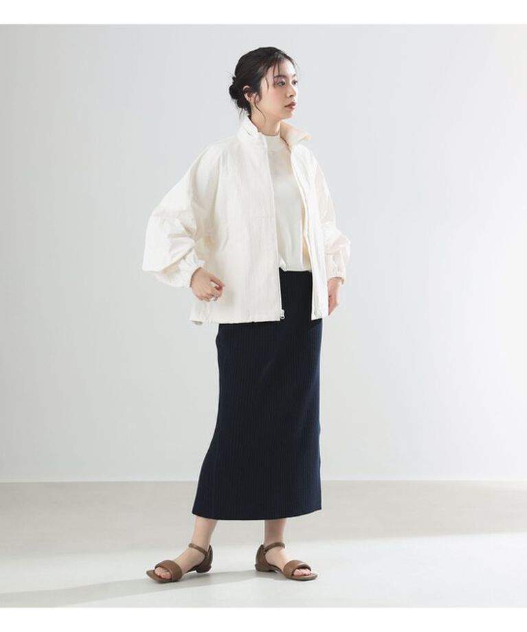 Demi-Luxe BEAMS 「AK+1 / ミニリップストップ フード ブルゾン」|ブルゾン・スタジャン|