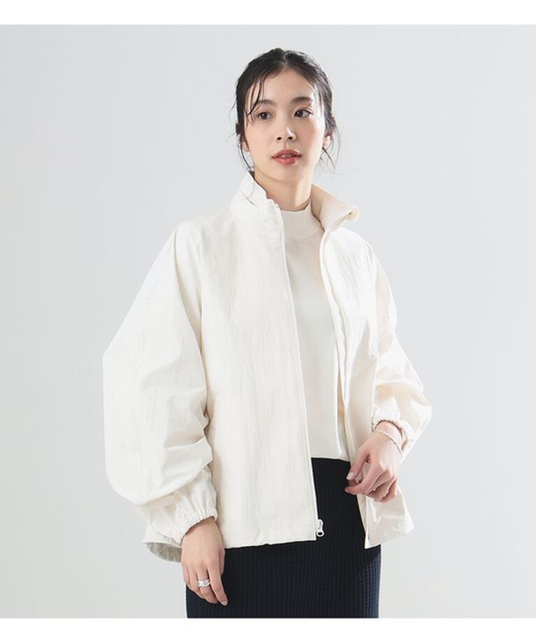 Demi-Luxe BEAMS 「AK+1 / ミニリップストップ フード ブルゾン」|ブルゾン・スタジャン|