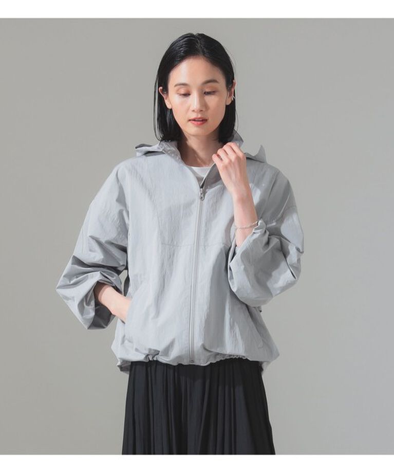 Demi-Luxe BEAMS 「AK+1 / ミニリップストップ フード ブルゾン」|ブルゾン・スタジャン|