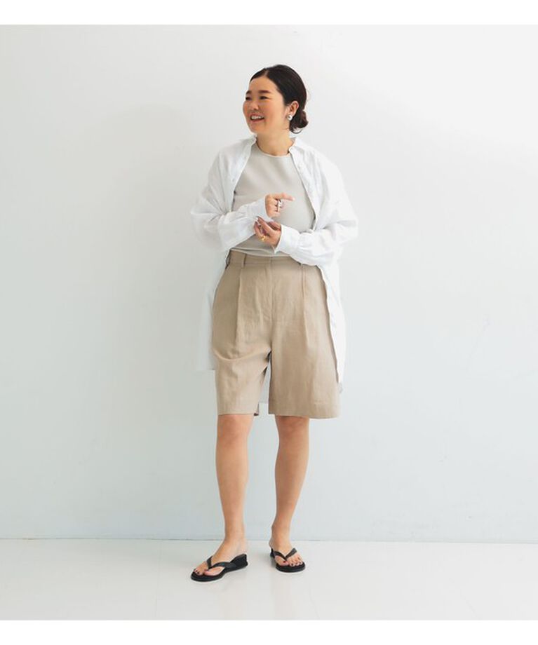 Demi-Luxe BEAMS 「リネン ショートパンツ .M」|チノ|