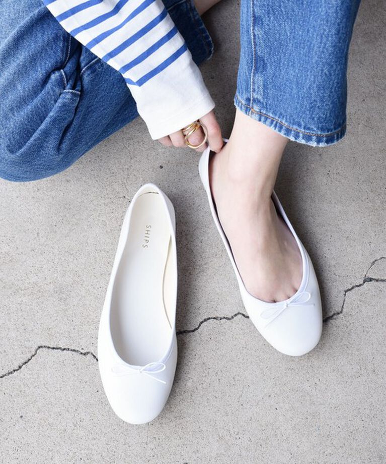 SHIPS for women「レザー バレエ シューズ」|バレエシューズ|