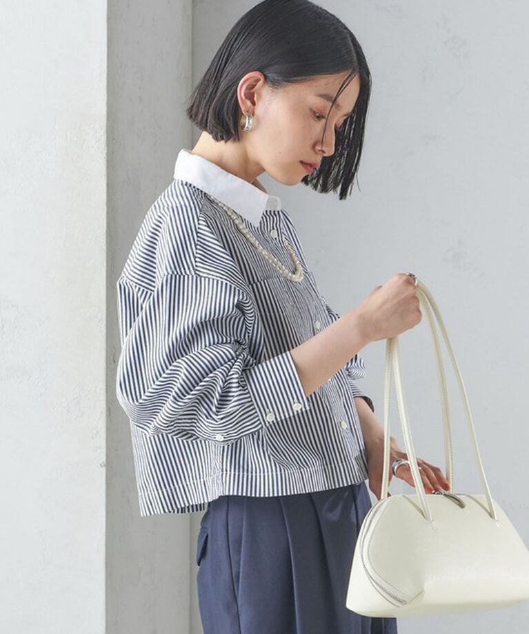 SHIPS for women「ADD CULUMN:FIGRE BOSTON VIN」|ボストンバッグ|