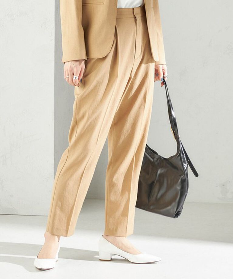 SHIPS for women「〈手洗い可能〉FUNCTIONAL テーパード パンツ（セットアップ対応）」|その他|