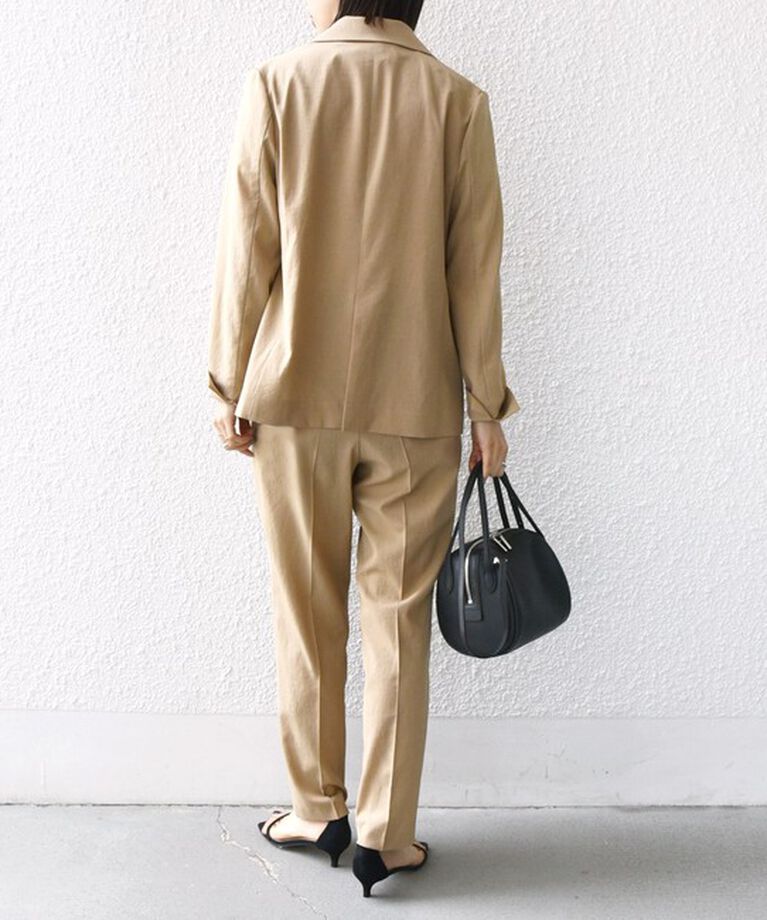 SHIPS for women「〈手洗い可能〉FUNCTIONAL テーパード パンツ（セットアップ対応）」|その他|