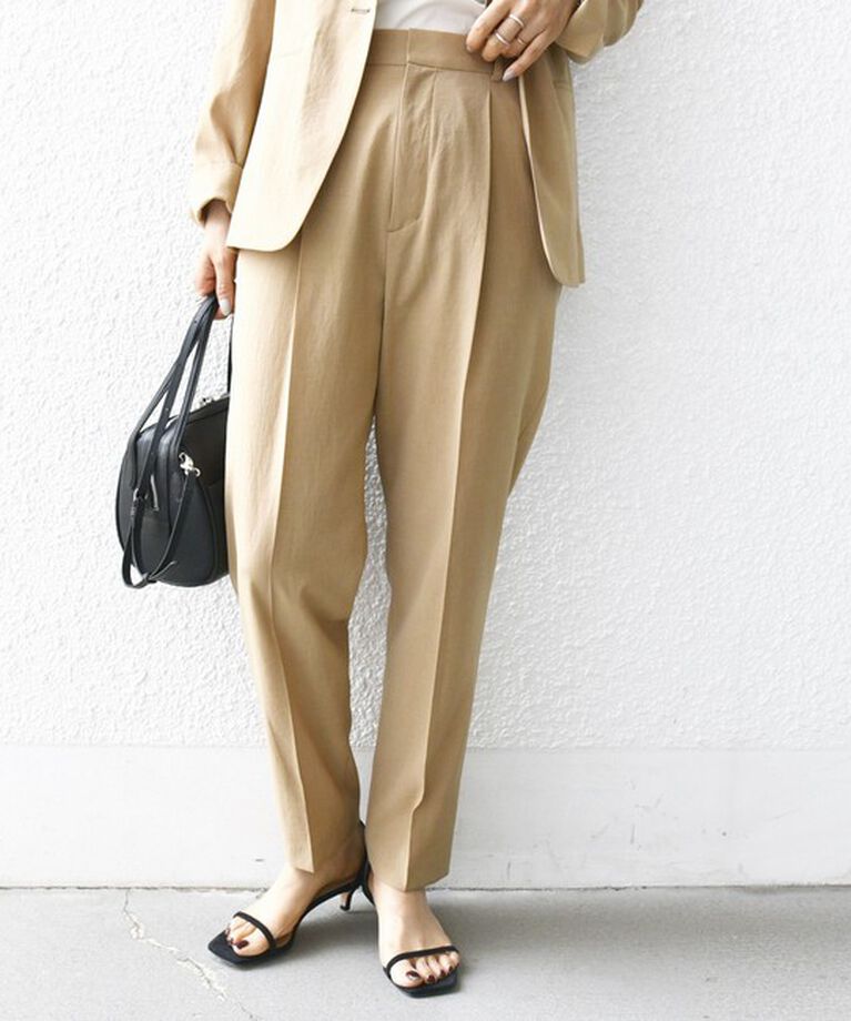 SHIPS for women「〈手洗い可能〉FUNCTIONAL テーパード パンツ（セットアップ対応）」|その他|