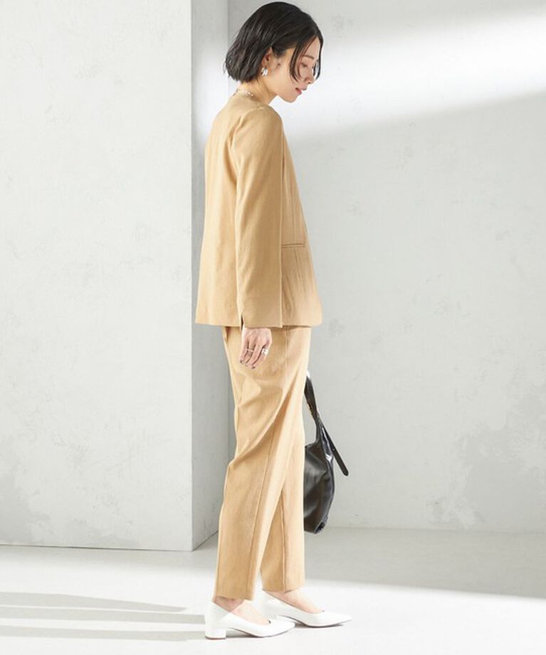 SHIPS for women「〈手洗い可能〉FUNCTIONAL テーパード パンツ（セットアップ対応）」|その他|