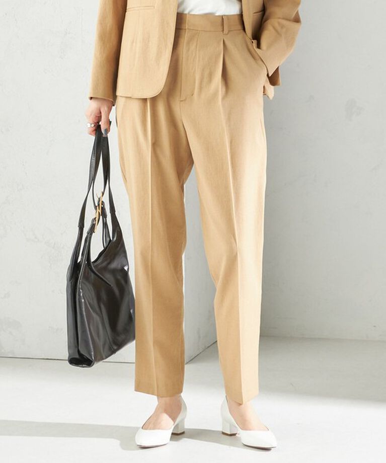 SHIPS for women「〈手洗い可能〉FUNCTIONAL テーパード パンツ（セットアップ対応）」|その他|