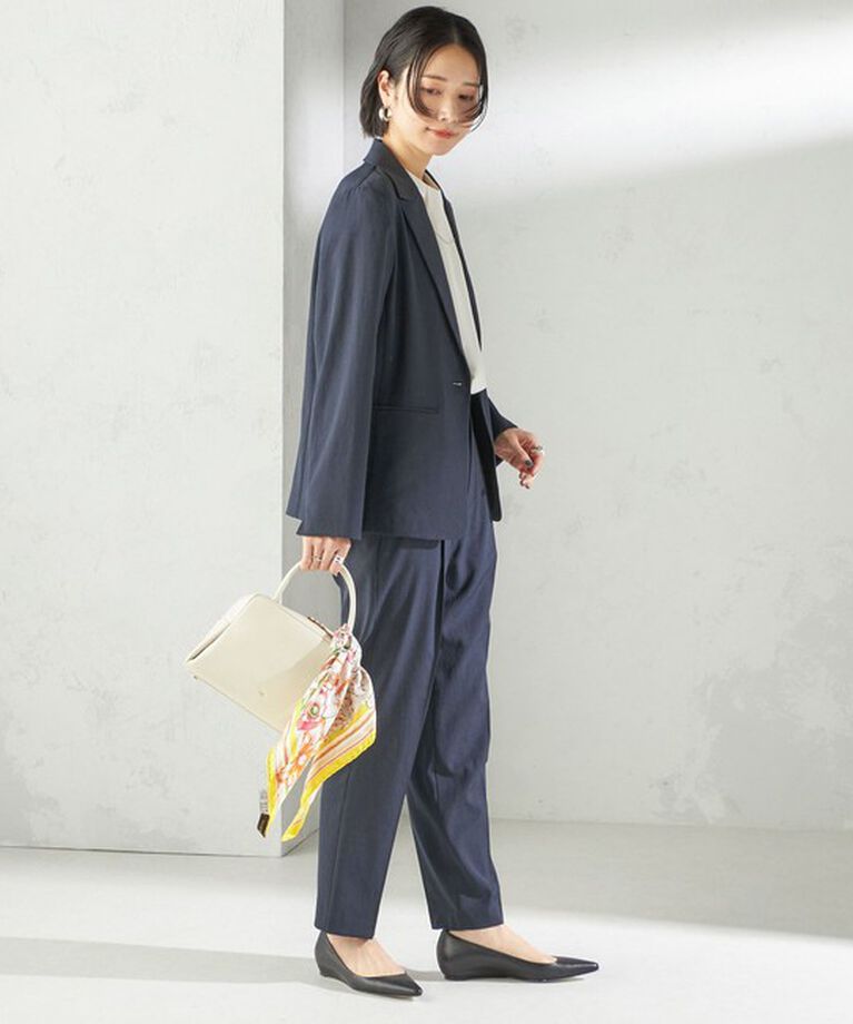 SHIPS for women「〈手洗い可能〉FUNCTIONAL テーパード パンツ（セットアップ対応）」|その他|
