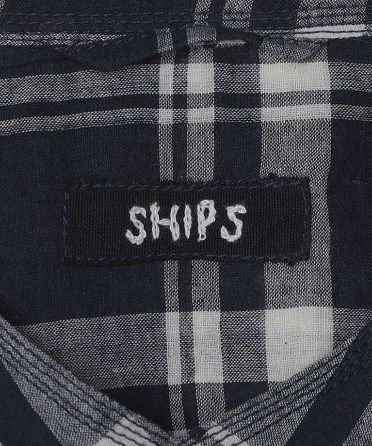 SHIPS「SHIPS: インディア バンドカラー ロングスリーブ シャツ」|シャツ・ブラウス|