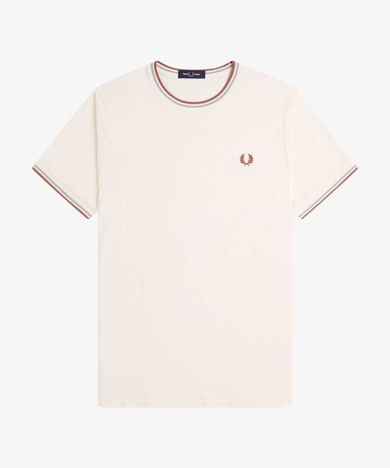 FRED PERRY 「Twin Tipped T-Shirt」|Tシャツ・カットソー|ECRU/SILVER/CINNA