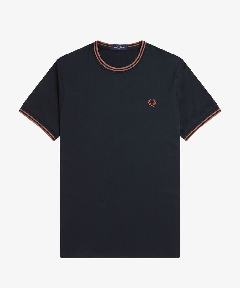 FRED PERRY 「Twin Tipped T-Shirt」|Tシャツ・カットソー|NAVY / CINNAMON