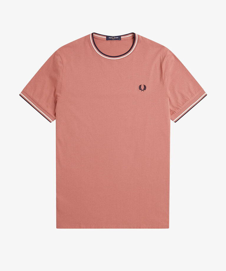 FRED PERRY 「Twin Tipped T-Shirt」|Tシャツ・カットソー|PINK/ECRU/NAVY