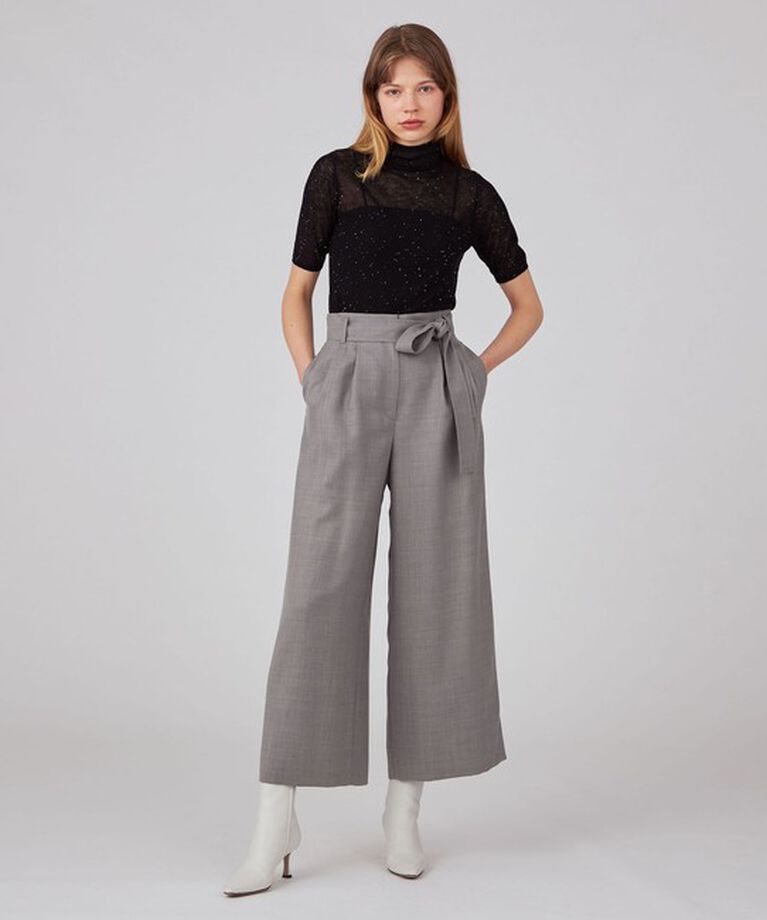 Ballsey「ライトカルゼ ベルテッドパンツ」|スラックス|