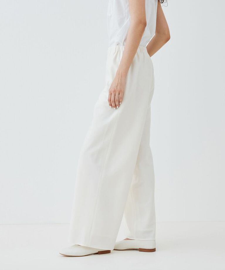 GALERIE VIE「ウォッシャブルギャバ イージーセミワイドパンツ」|その他|