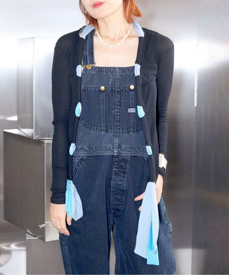  「BASERANGE CIRC CARDIGAN TOCC-RB-SP25：カーディガン」|カーディガン|ブラック